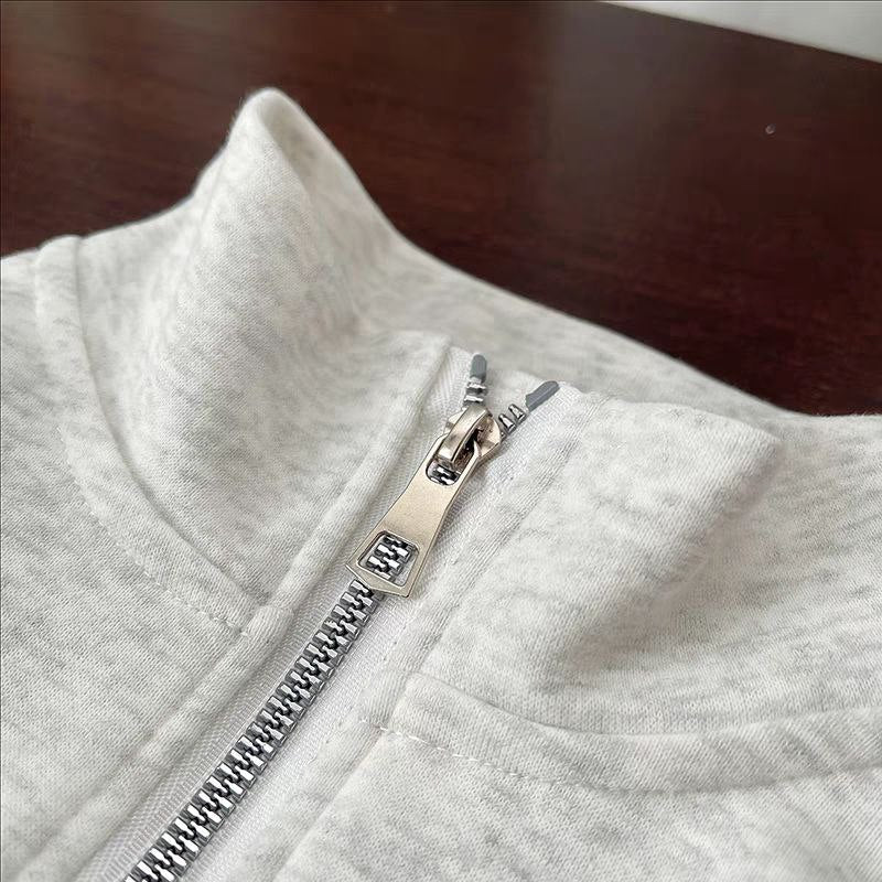 Conjunto infantil de invierno de 2 piezas estilo deportivo con estampado de número