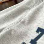 Conjunto infantil de invierno de 2 piezas estilo deportivo con estampado de número